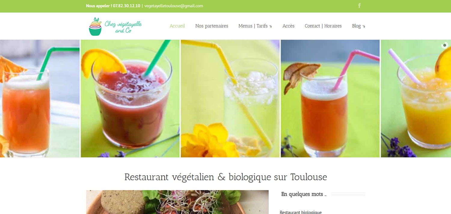 Création de VEGETAYELLE (Restaurant Vegan) 1 vegan toulouse