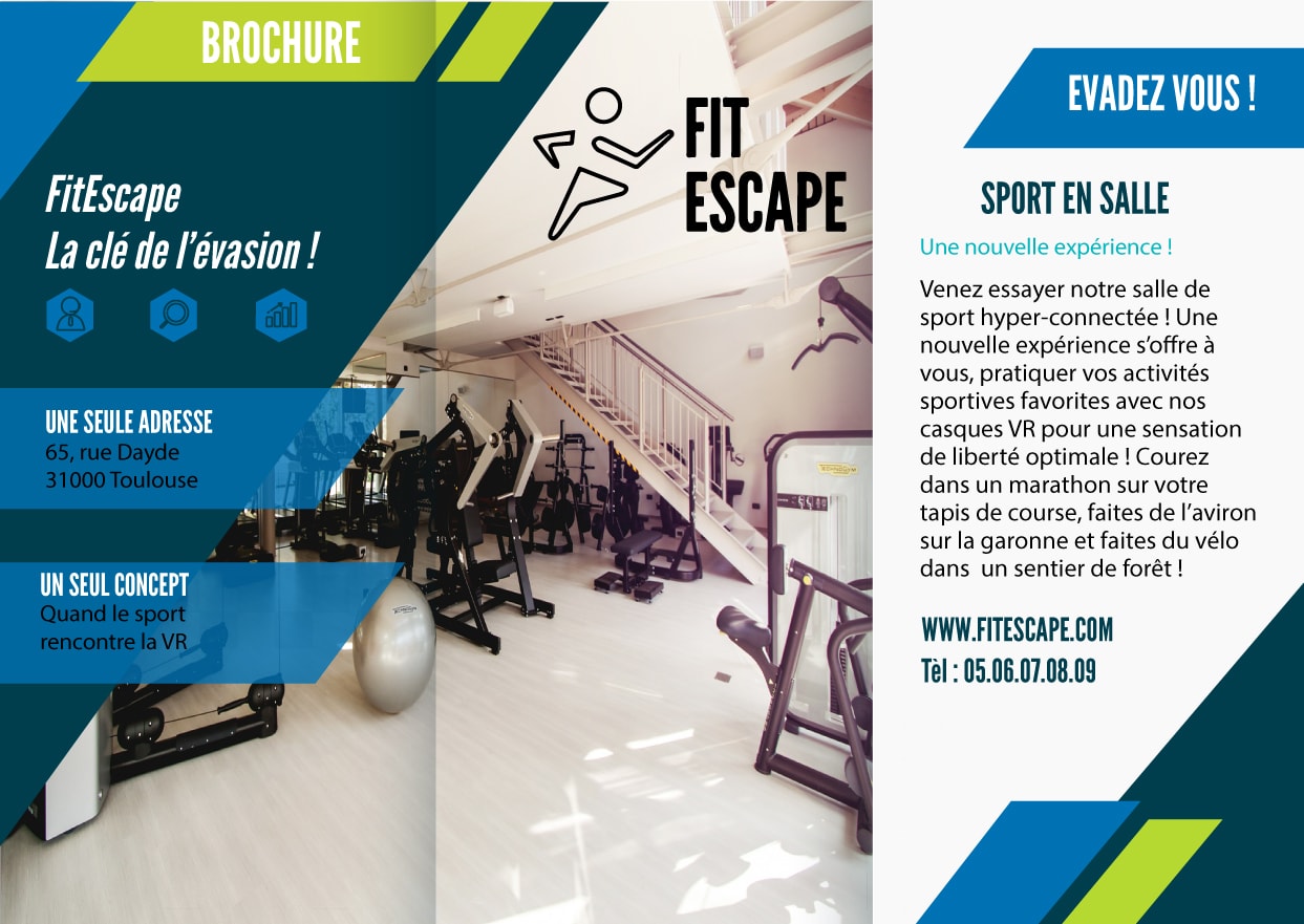 FitEscape (Business Game) 4 Flyer Recto Fit Escape