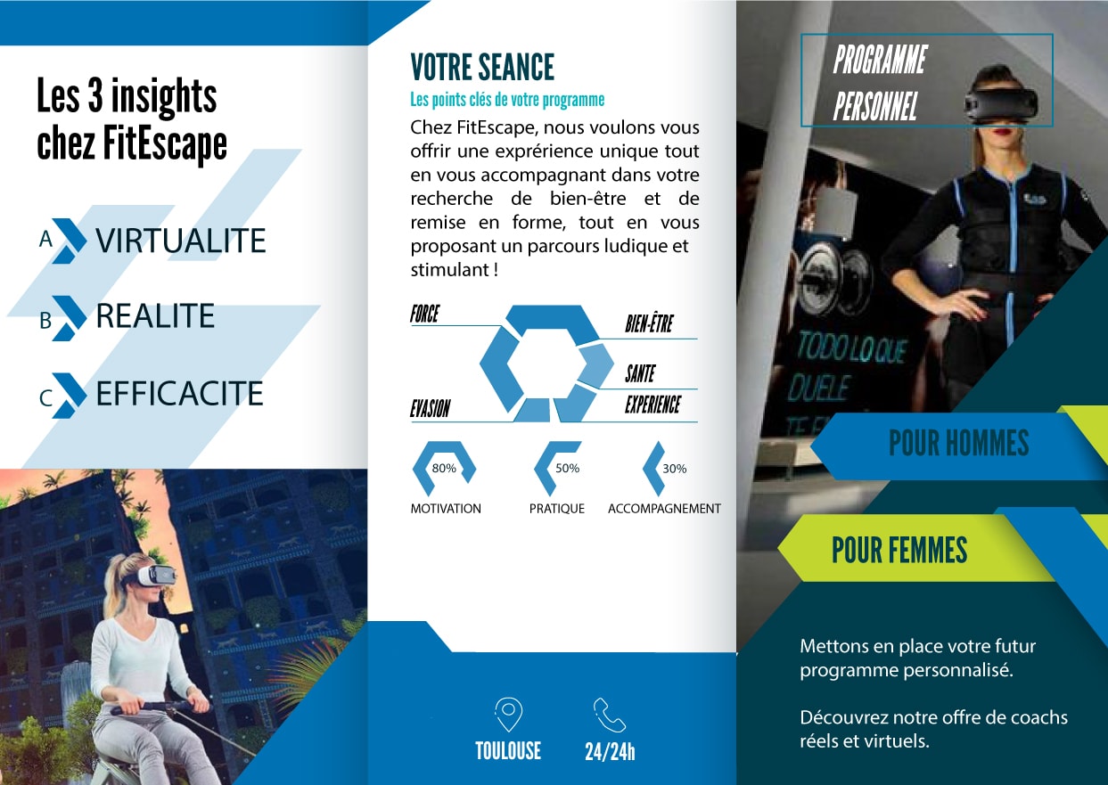 FitEscape (Business Game) 5 Flyer Verso Fit Escape