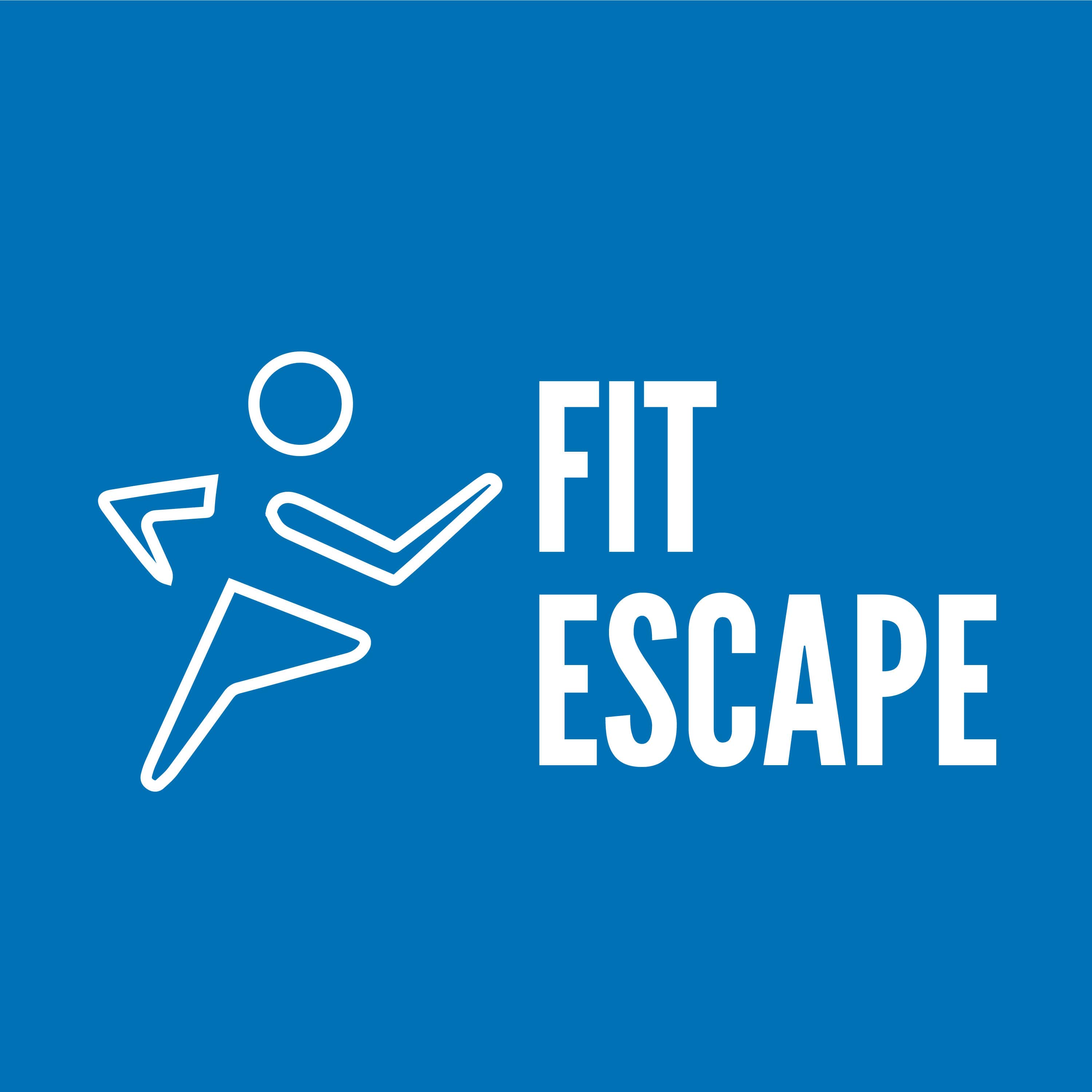 FitEscape (Business Game) 1 Logo Fit Escape Bleue