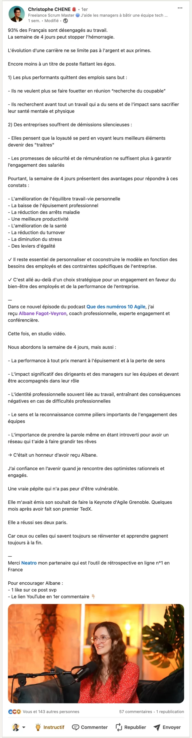 Capture Christophe Chene et Albane Fagot Veyron LinkedIn scaled