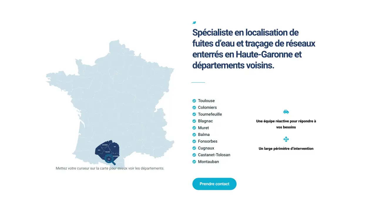 Création site Détection de fuites en Occitanie 4 recherche fuites occitanie 3